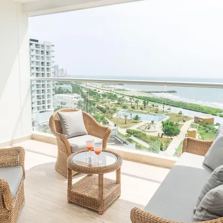 Cb 1002 | Moderna Con Vista Al Mar Infinita Apartamento Cartagena