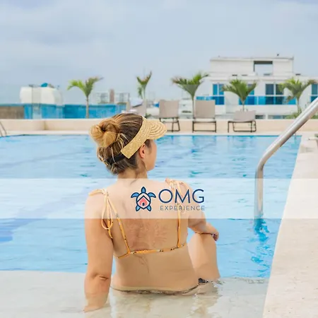 Cb 1002 | Moderna Con Vista Al Mar Infinita Apartamento Cartagena